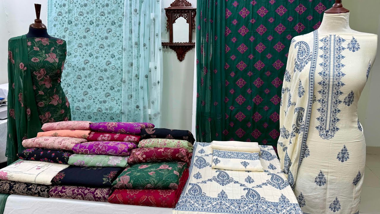 Azadi Sale 2026 || Shawl Suits + Chiffon Dupatta || Bareeze Karandi 3pcs || Designer Winter Dresses