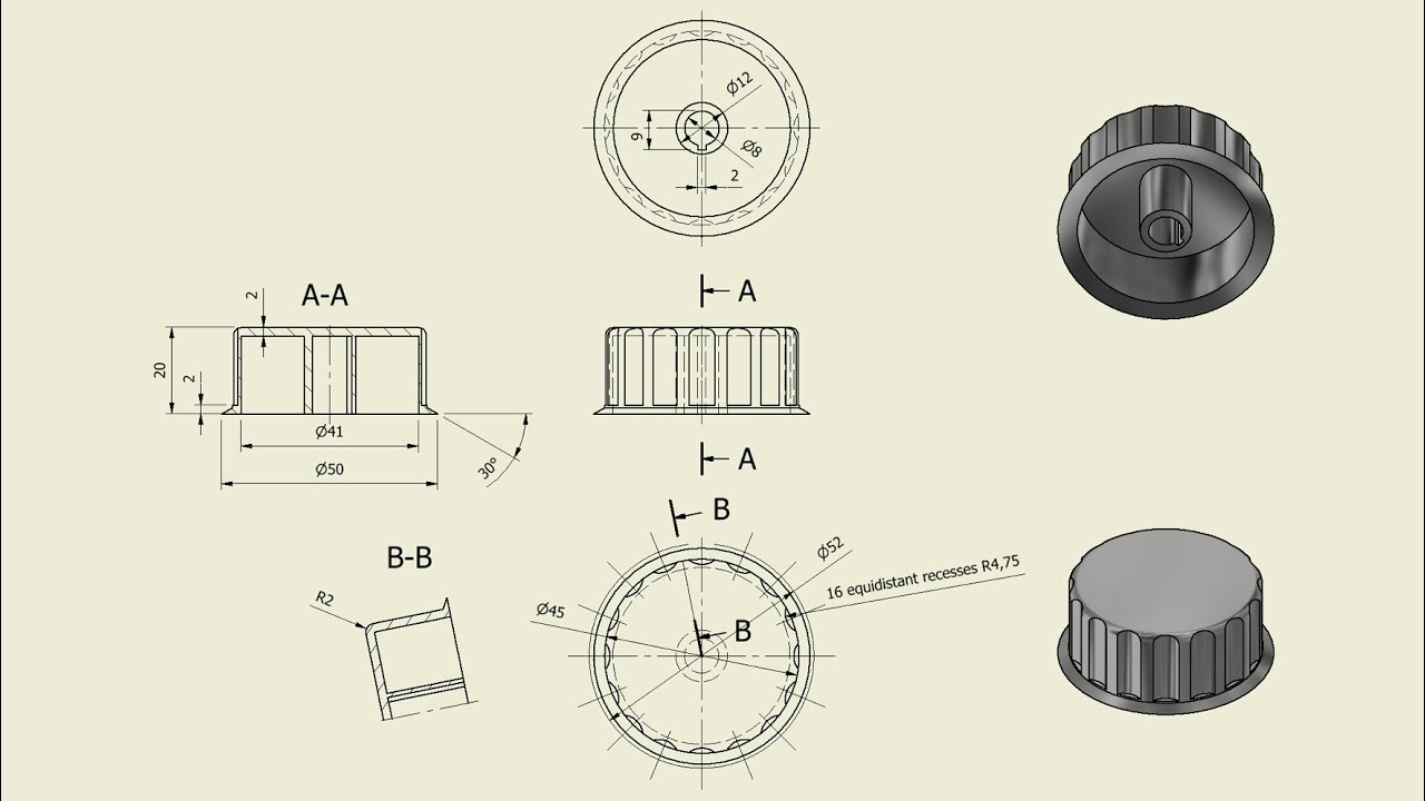 Учебное пособие Inventor - 047 МАХОВИК (Часть 008)