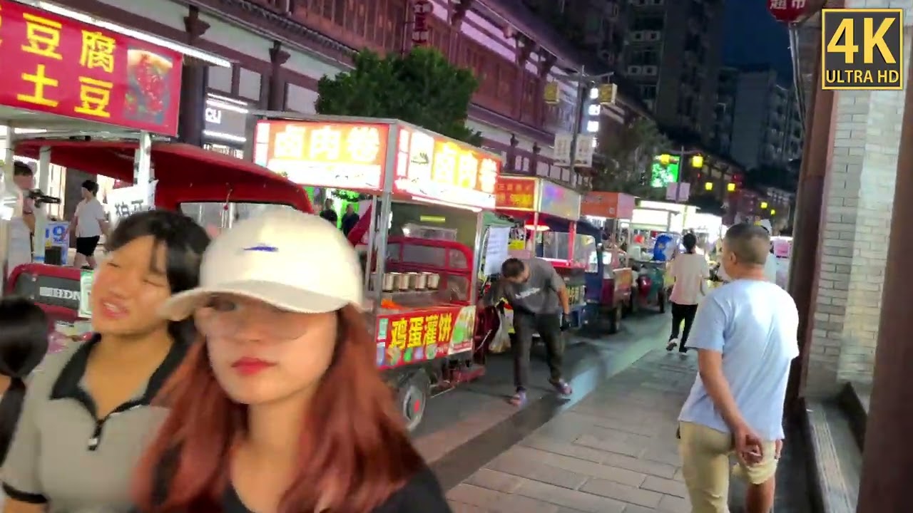 四川省巴中市城市街景｜人间烟火｜4K HDR｜
