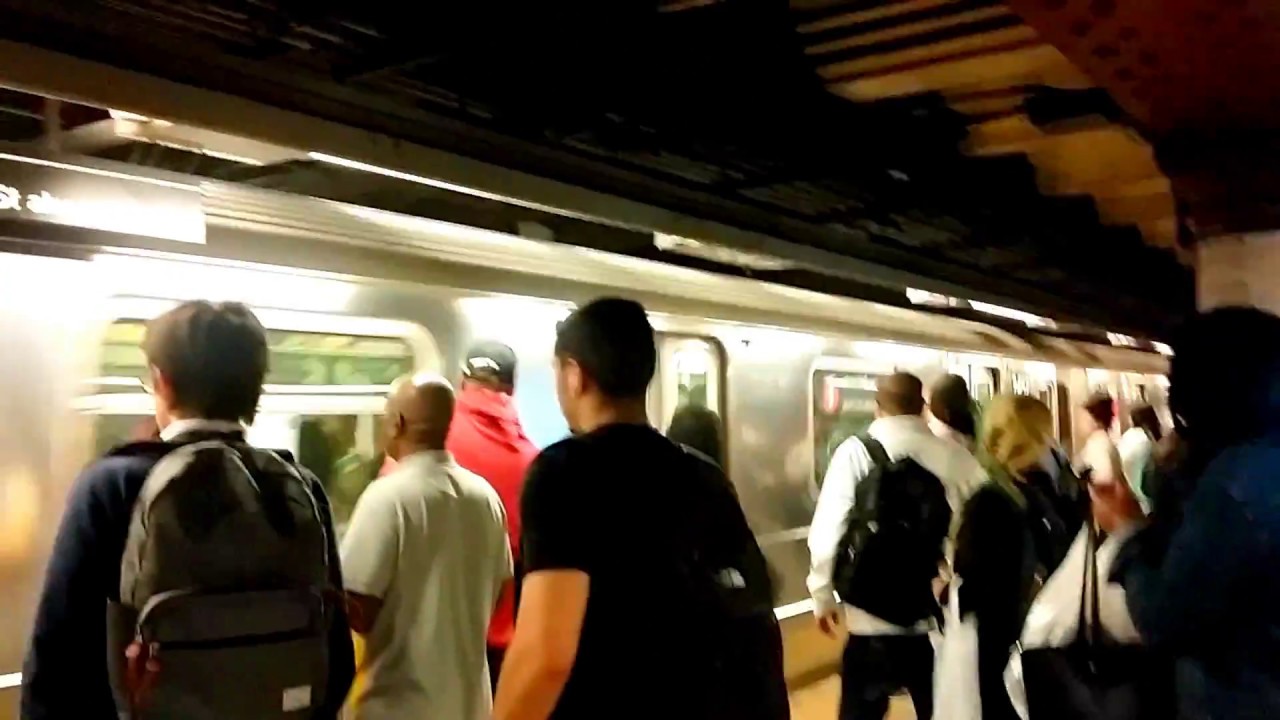 MTA NYC Subway: IRT 7th Ave Line: (1) (2) and (3) Trains at 96th Street Station
