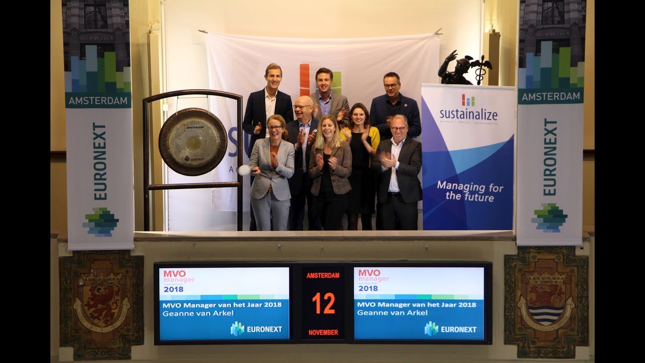 Gongslag voor MVO Manager van het jaar 2018