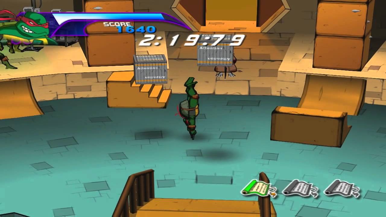 TMNT 2003 (PS2) walkthrough - The Secrets