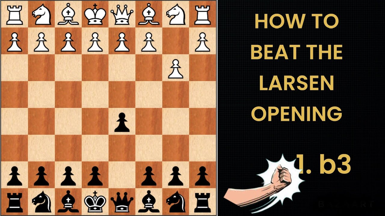 Neutralise all Gambits and Unusual Openings (part 5) Beat the Larsen Opening