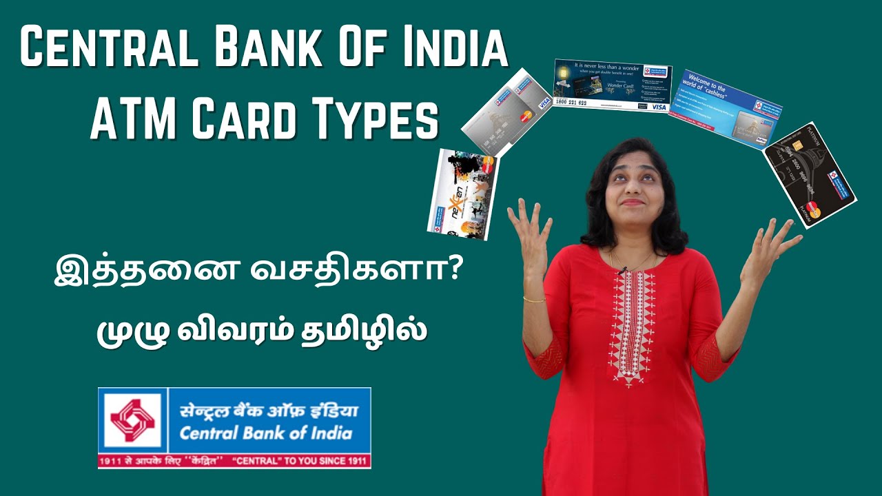 Central Bank Of India ATM Card Types - Features, Charges, Limits | Types of CBI Debit Cards Tamil