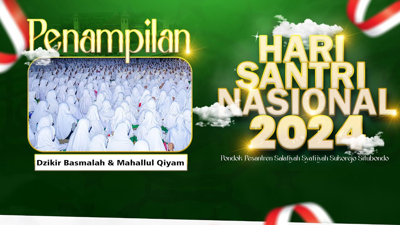 Penampilan Dzikir Basmalah & Mahallul Qiyam HSN 2024 II S3tv