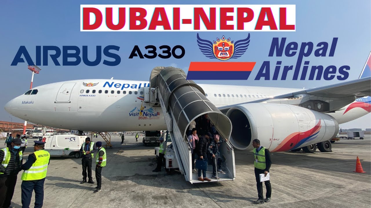 TRIP REPORT|Nepal Airlines|Dubai-Kathmandu|A330-200