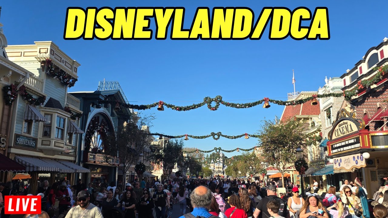 🔴Live: Disneyland resort Wednesday for rides, shows and everything else 12/10/2025