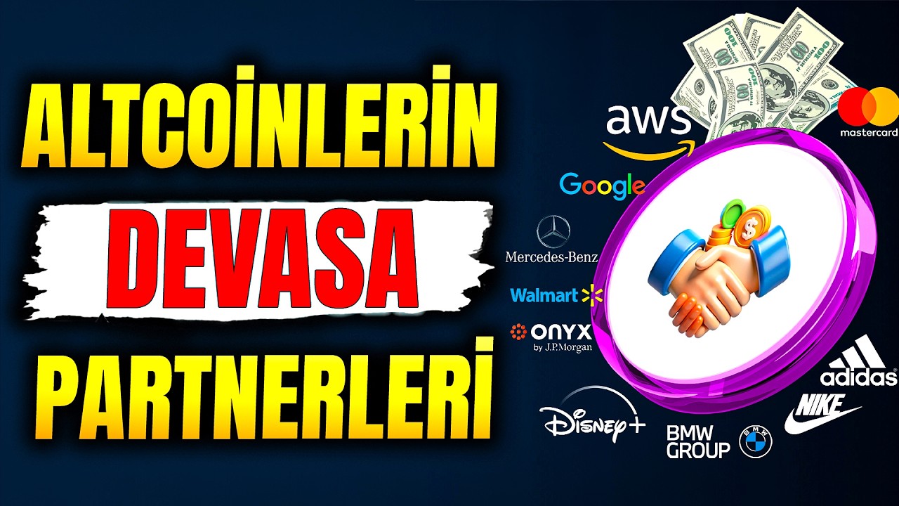 Bu Altcoinlerin Partnerleri &Ccedil;ok &Ccedil;ok B&uuml;y&uuml;k! Trilyon Dolarlık Sermayeler!