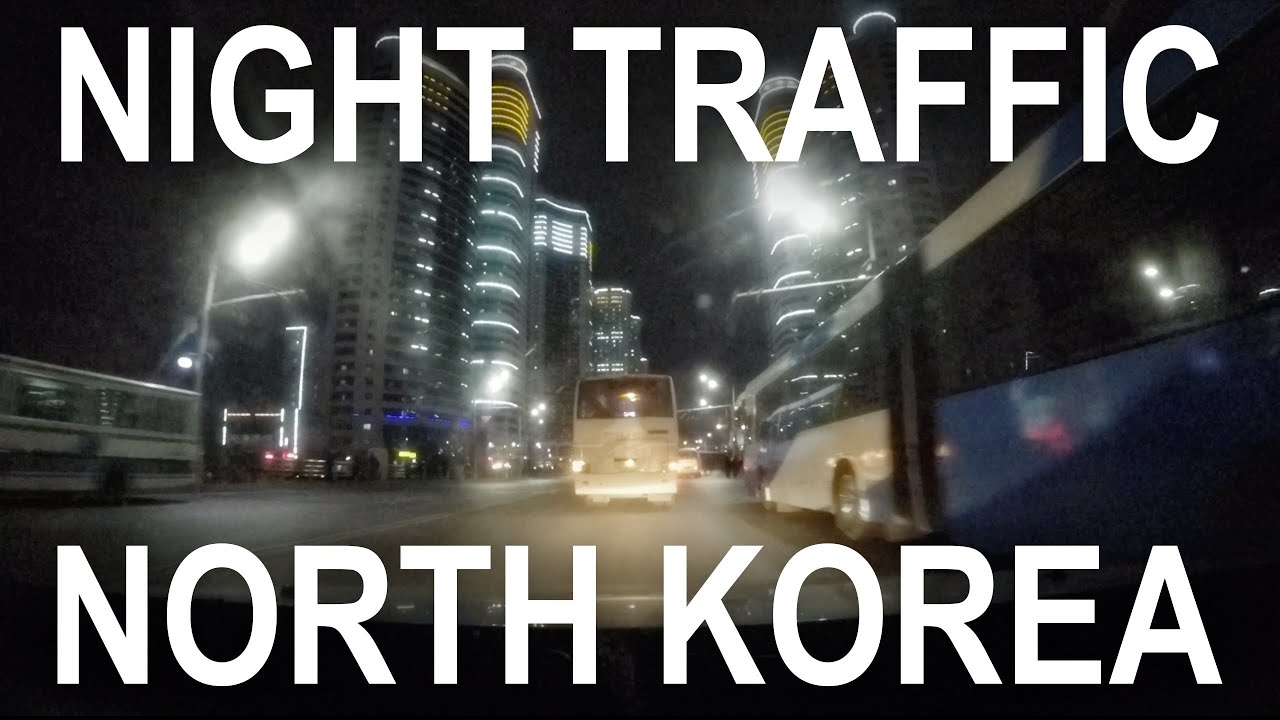 DRIVING IN NORTH KOREA 🇰🇵 | PYONGYANG AT NIGHT | CITY VIEW | DAILY LIFE