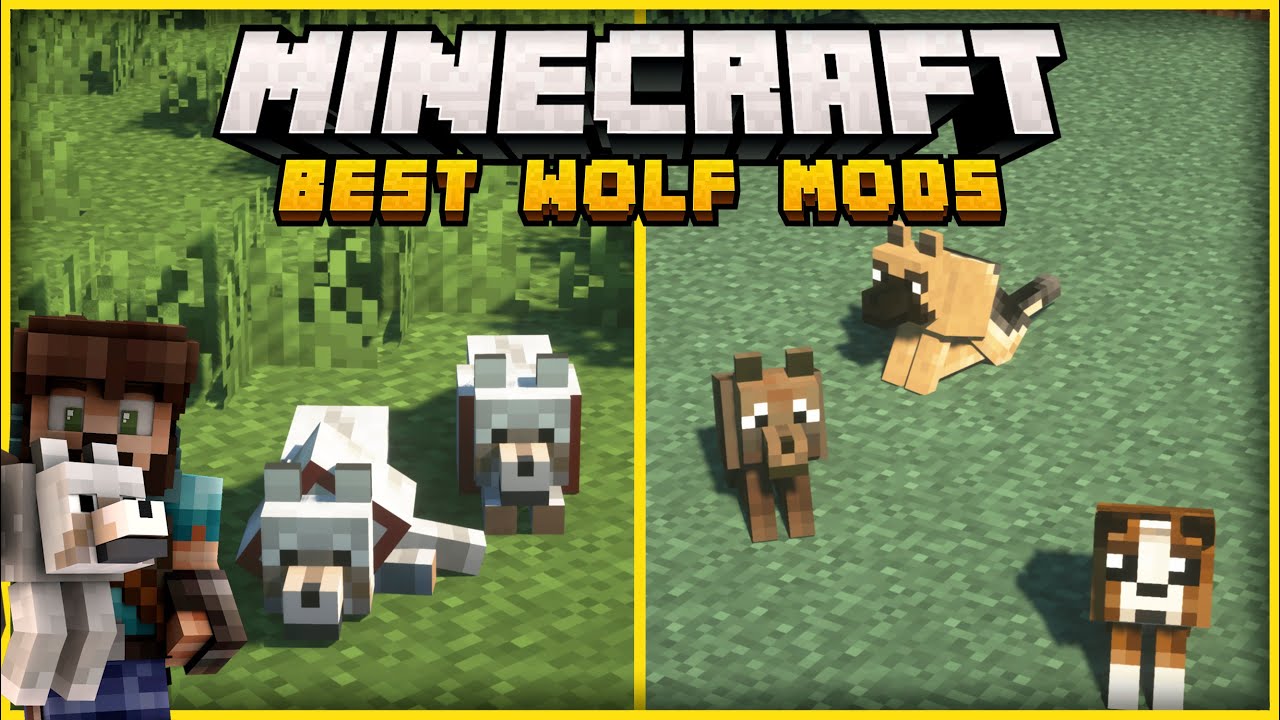 10 Great Minecraft Mods that Change Wolves!