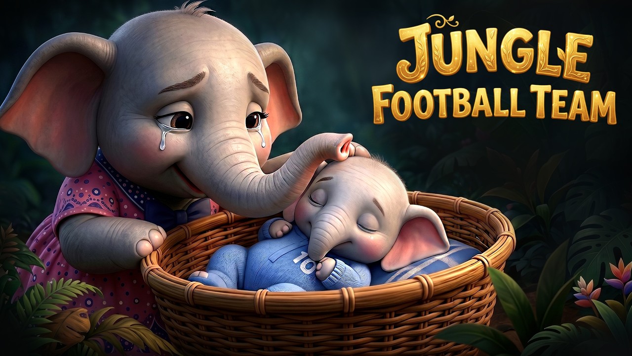 The Jungle Football Team ⚽🦁🐘 | English Moral Stories | Bedtime Stories