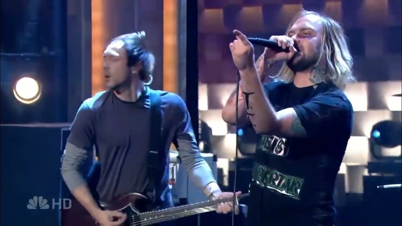 The Used - Pretty Handsome Awkward (Live At Late Night With Conan O'Brien 09/14/2007) HD