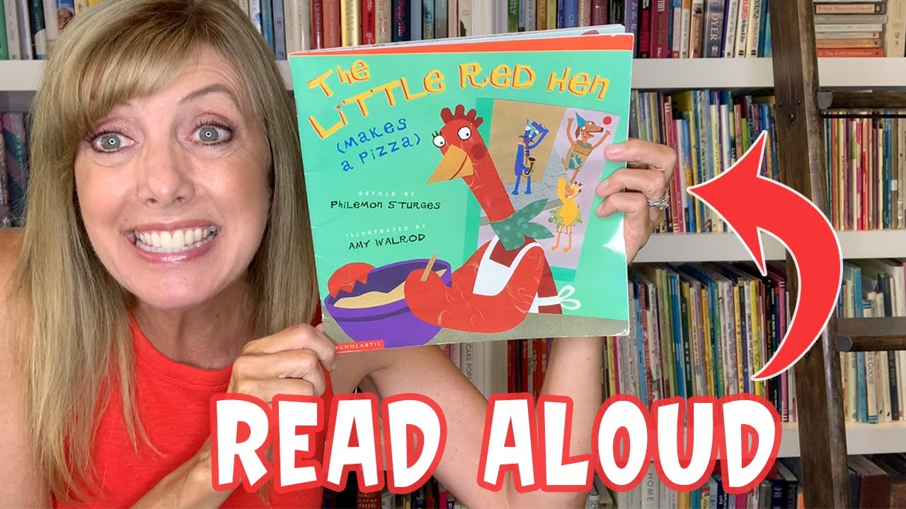 The Little Red Hen Makes a Pizza | Storytime with Aunt Jenny 🙋‍♀️