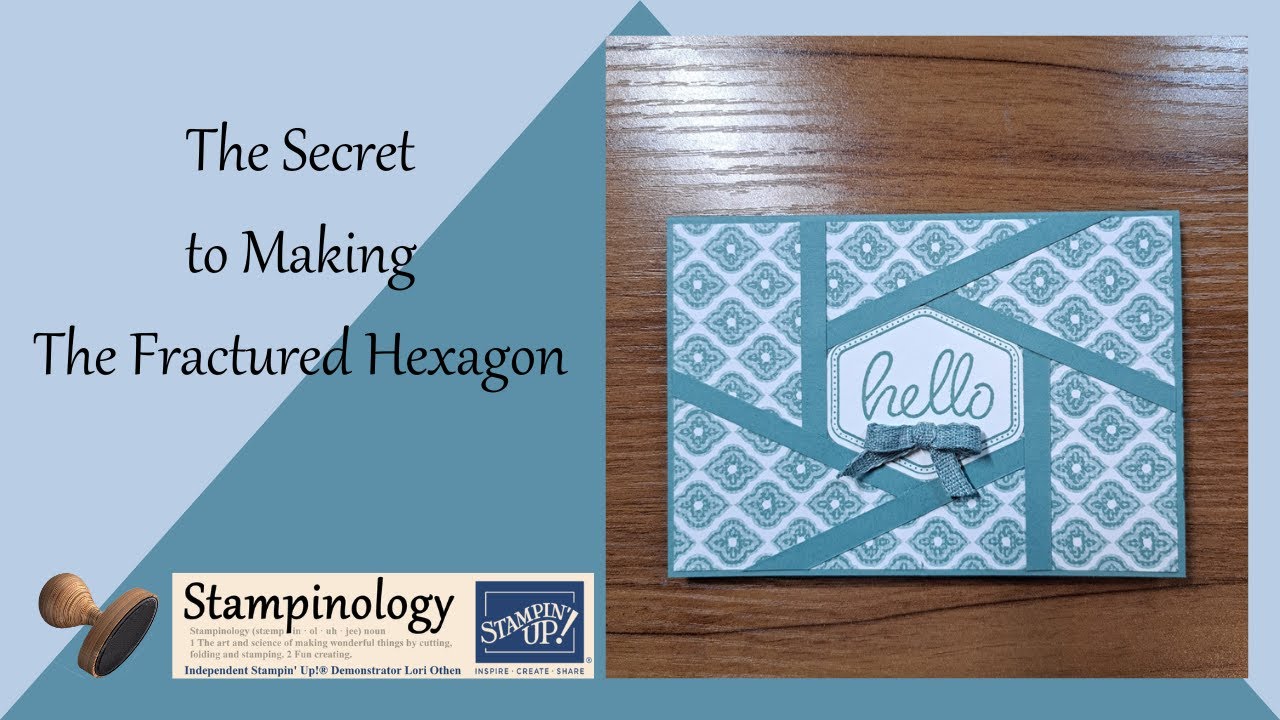 The Secret to Making The Hexagonal Fractured Card