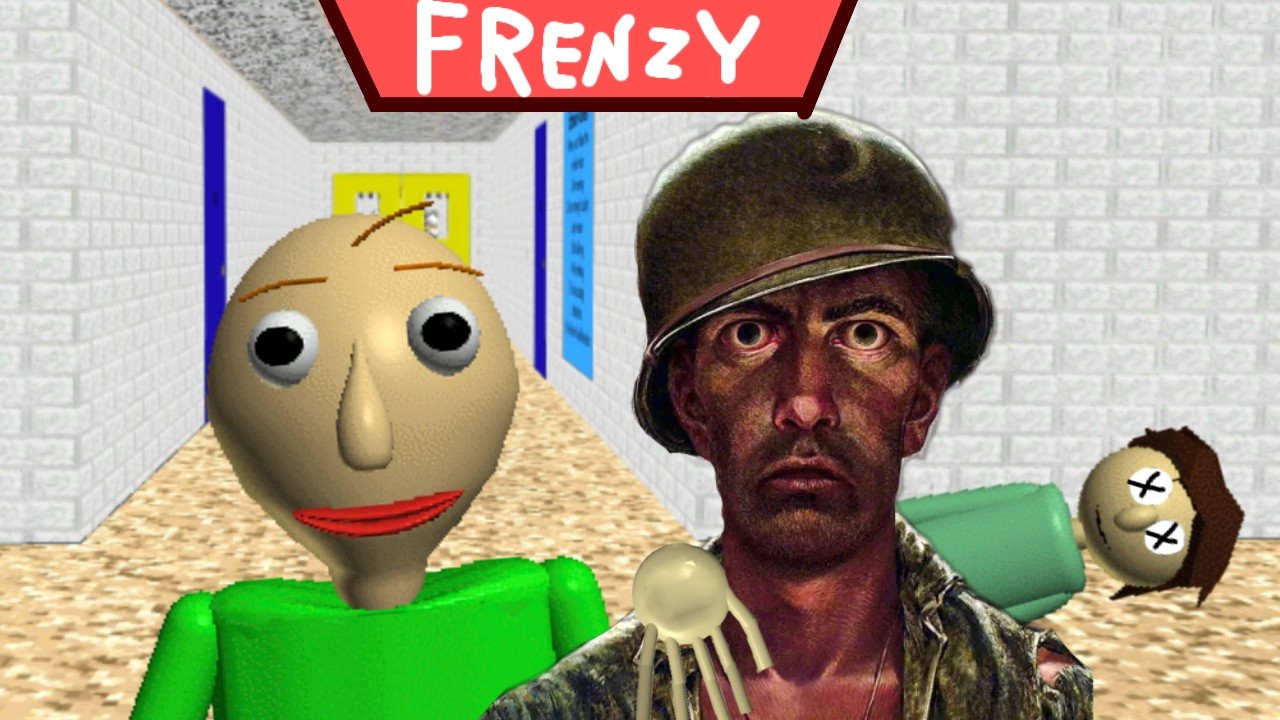 Baldi Frenzy é muito peak 🤑 (Gameplay de Roblox)