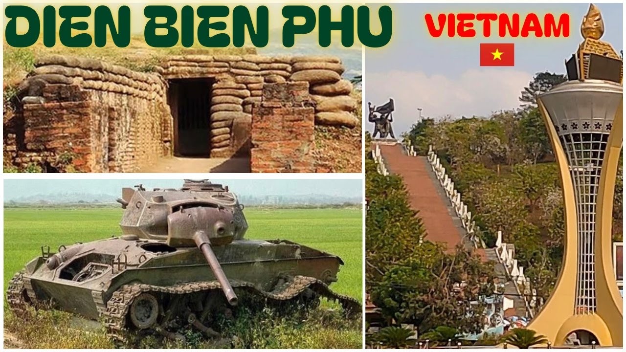 EXPLORING FRENCH WAR BUNKERS & TRENCHES - Dien Bien Phu - Vietnam 🇻🇳