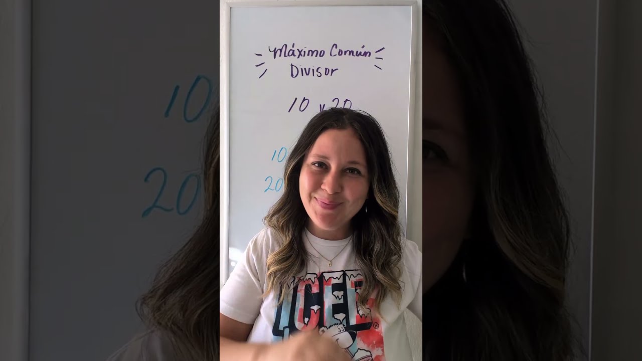 Máximo Común Divisor con Misis Flores