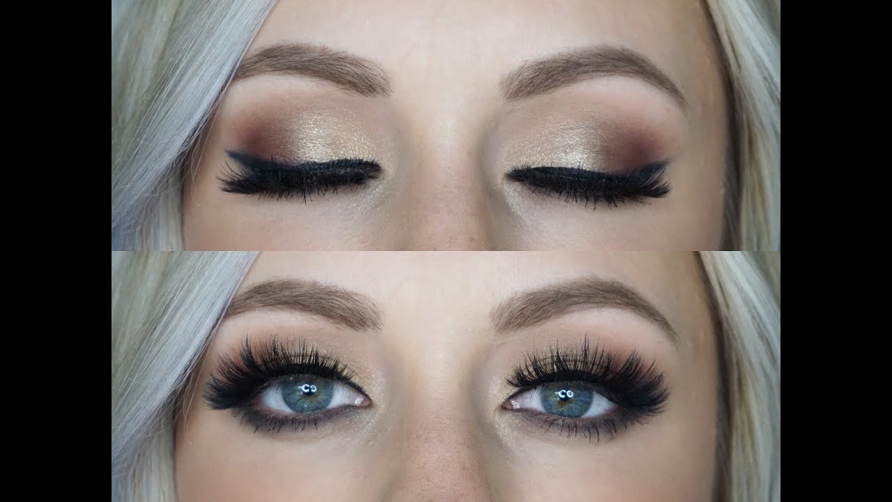Bridal Smoked Out Cat Eye w/ pop of Kin Tutorial | Maskcara Beauty