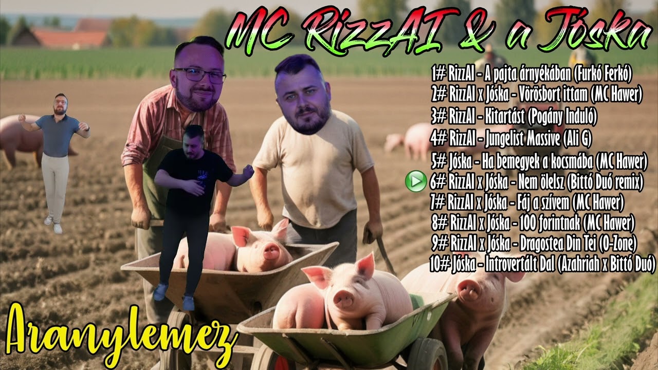 Mc RizzAI & a J&oacute;ska - Aranylemez