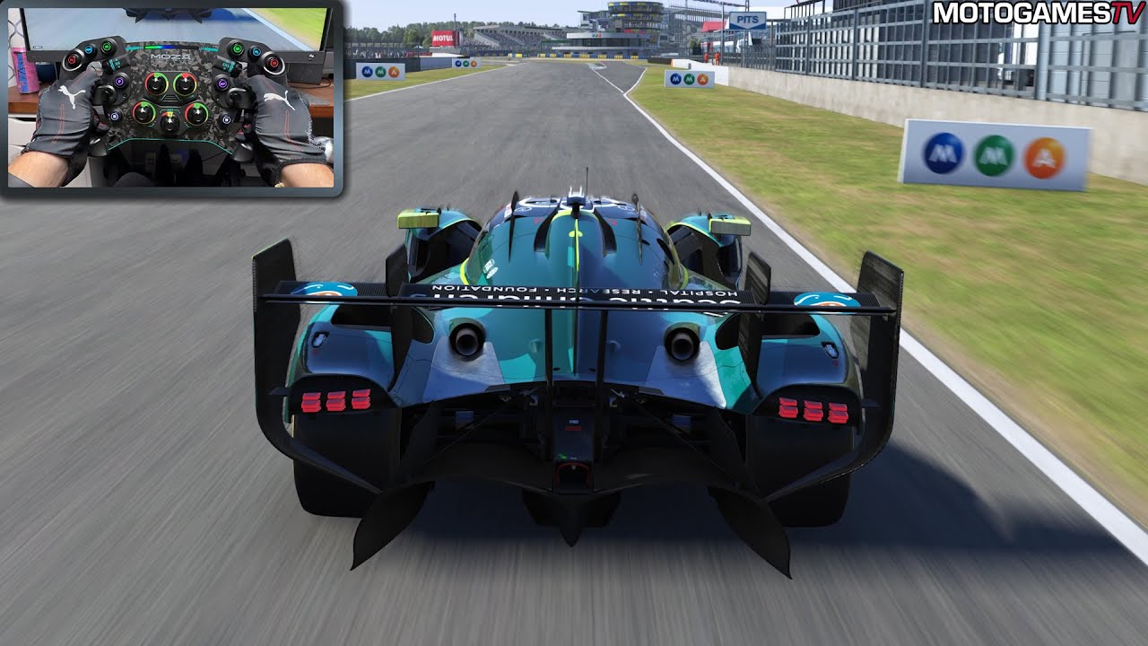 Le Mans Ultimate - Aston Martin Valkyrie LMH at Circuit de la Sarthe Mulsanne | Moza DD R9 Gameplay