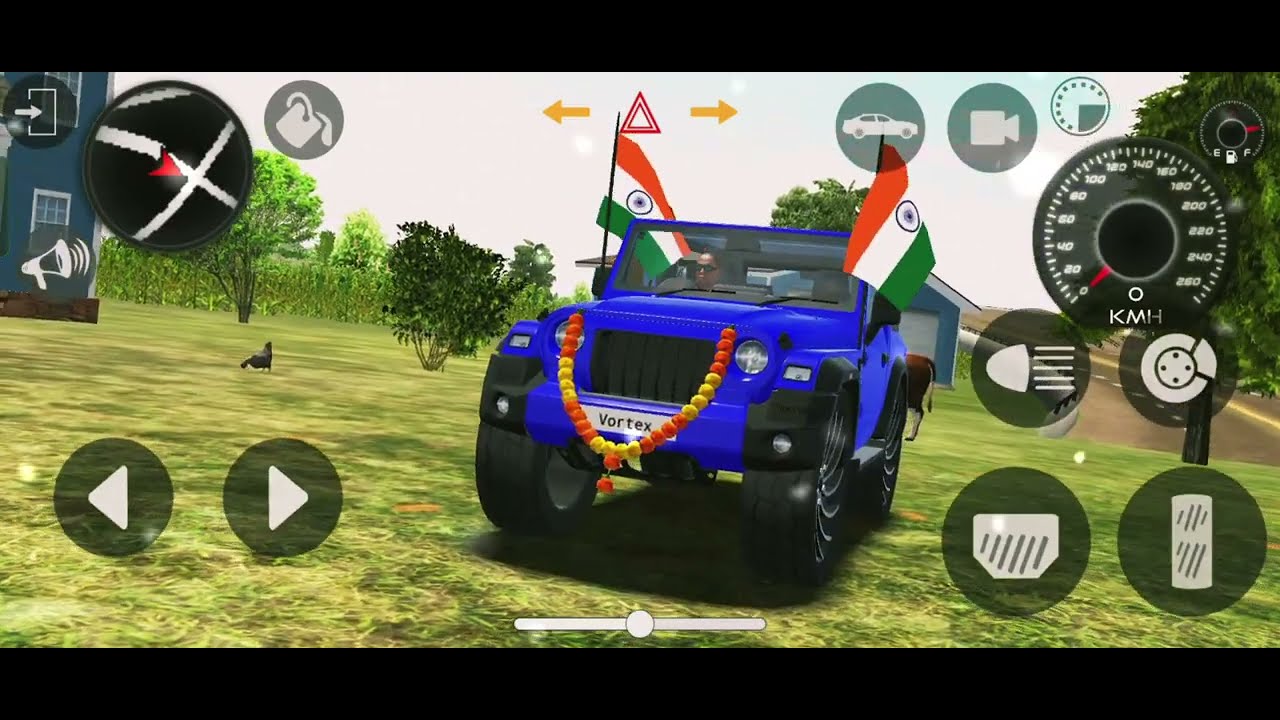 Modified Mahindra Thar 😈:Indian blue