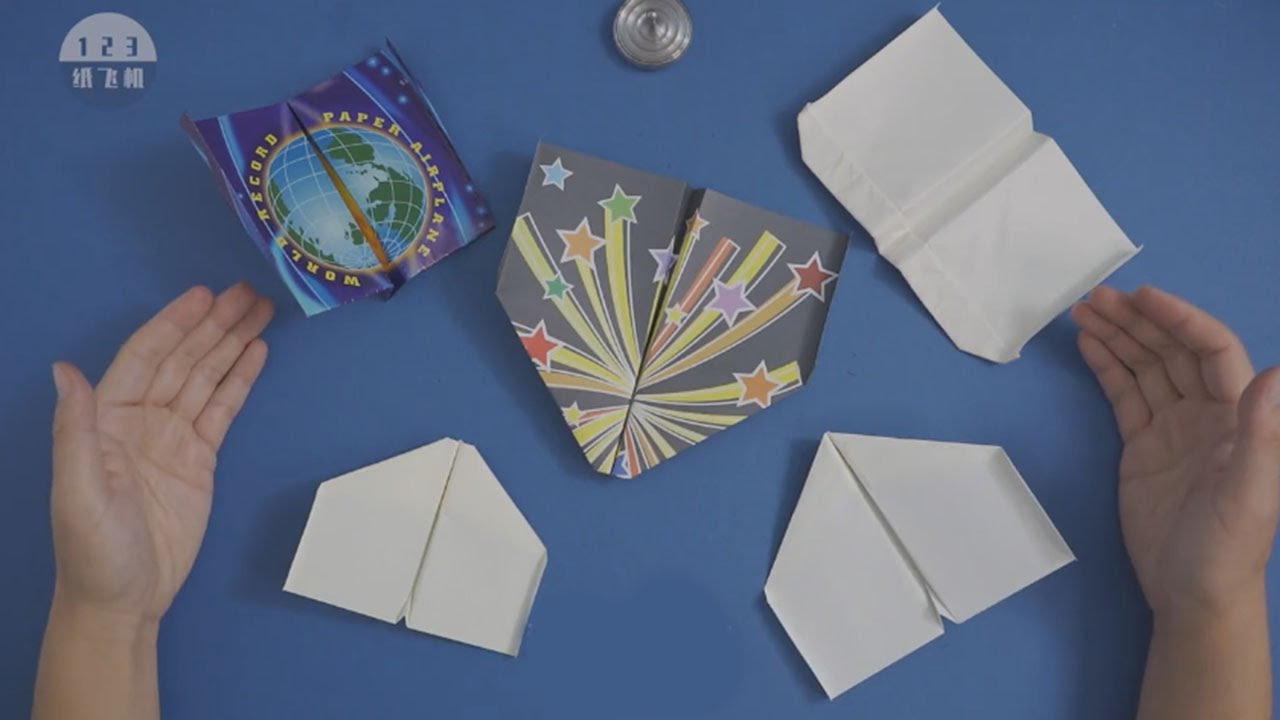 Hanging machine inventory! The 5 longest flying paper airplanes in the world【123 paper airplane】