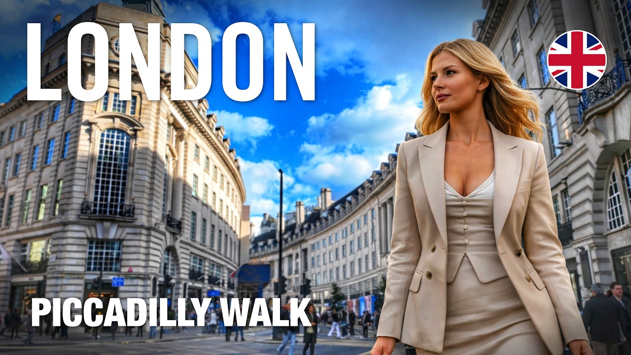 London Spring Walking Tour 4K – Bond St to Piccadilly