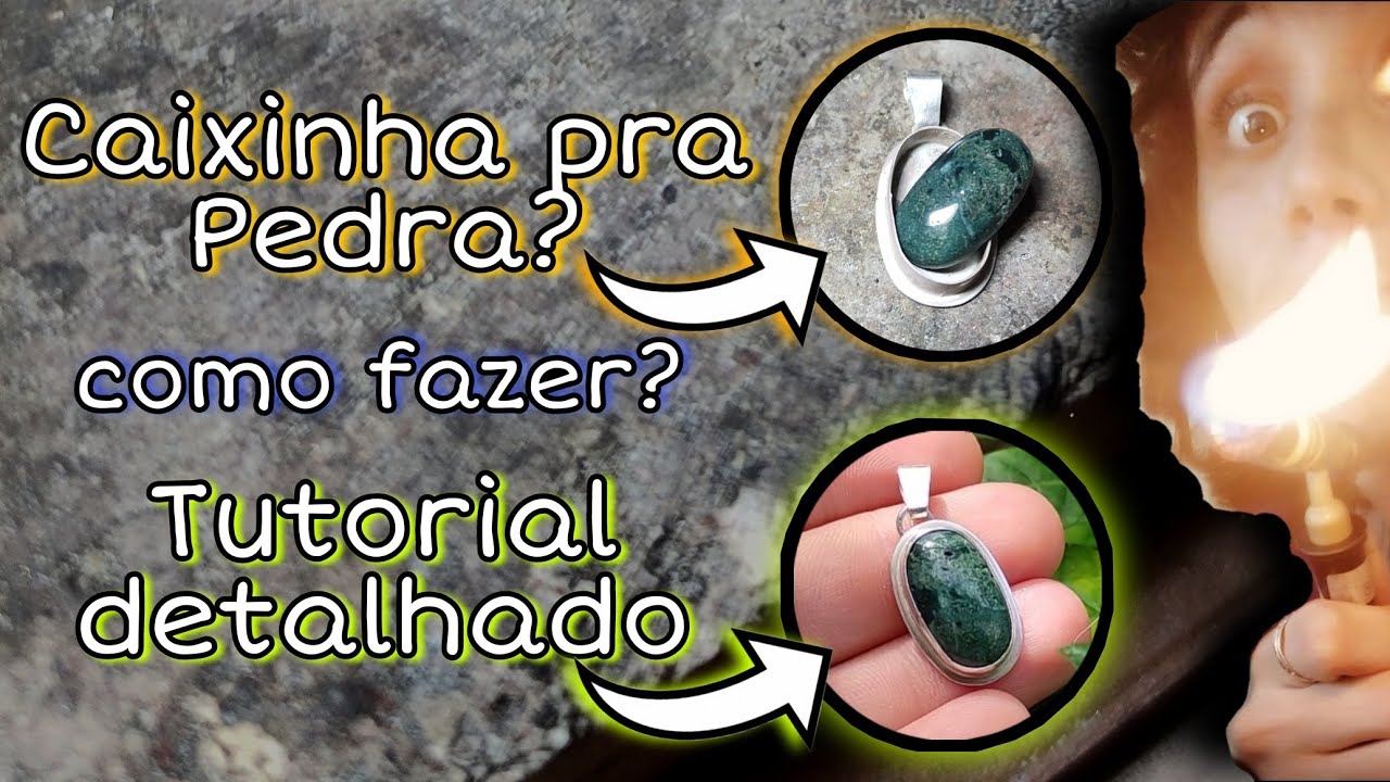 Como fazer cravação de pedra grande TUTORIAL Dicas de Ourives