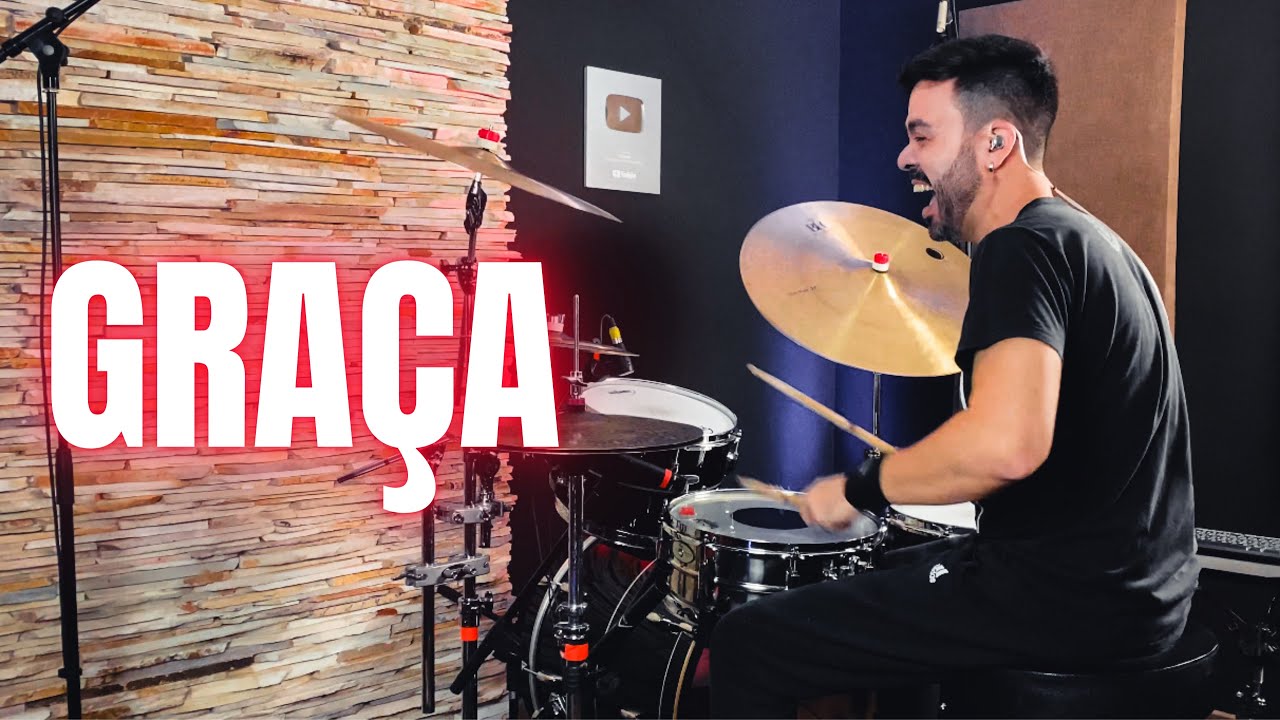 Graça - Israel Salazar - JC Batera (DRUM COVER)