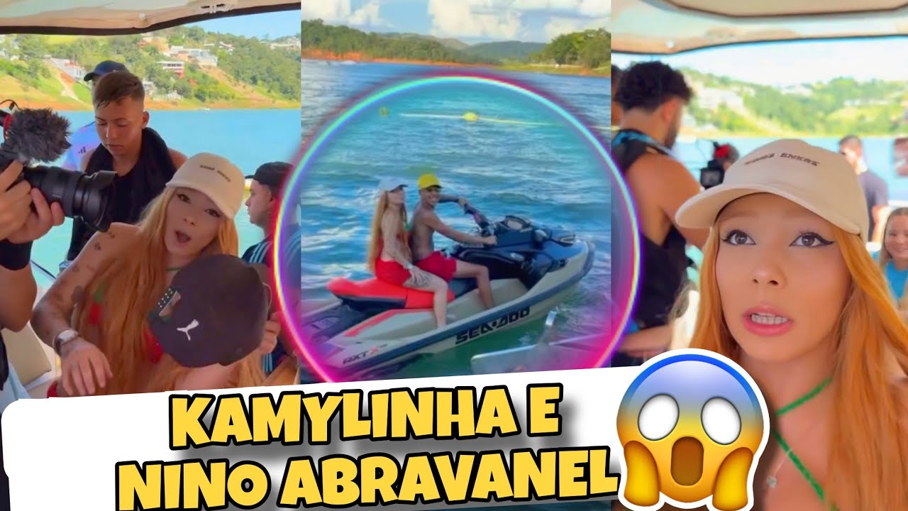 kamylinha de rolê com o Nino ABRAVANEL e Danynha não quis o boné 🫢