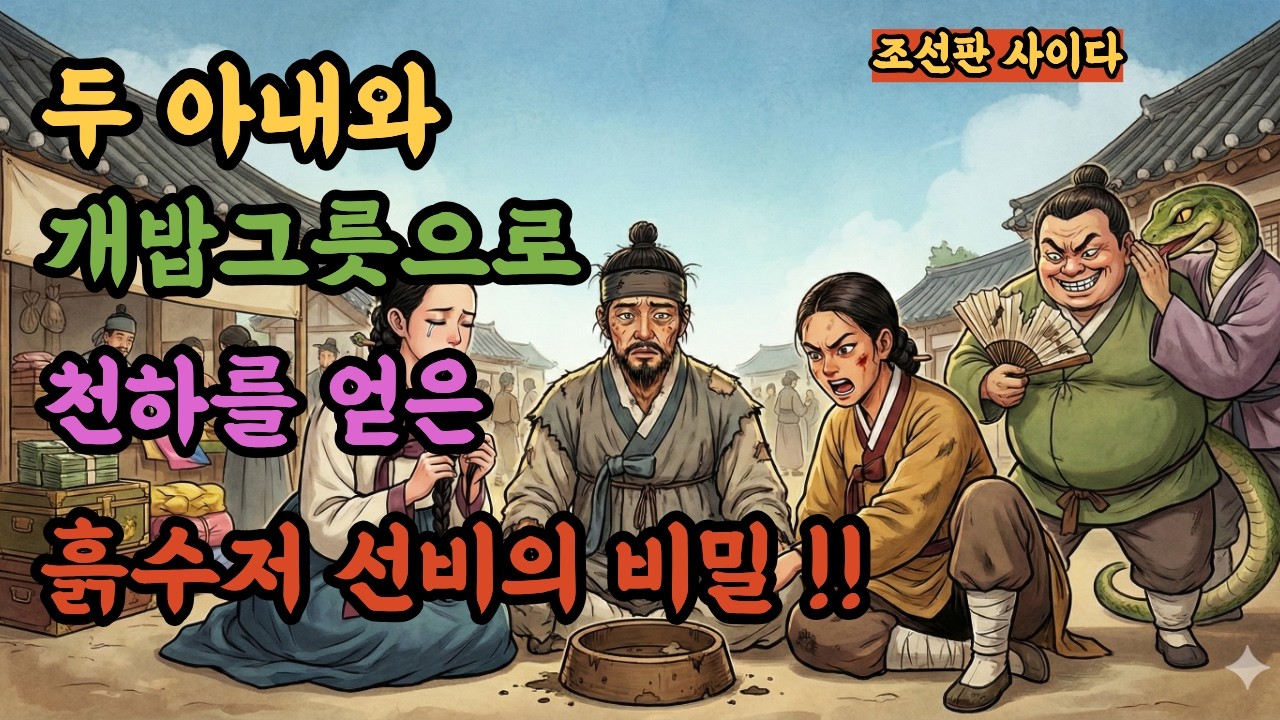 밤마다 두 아내와 문 걸어 잠그더니    이 짓 하나로 조선 최고 부자 등극! 온 고을이 뒤집어진 충격 반전 /설화 야담 전설 민담 옛날이야기 오디오북 수면동화