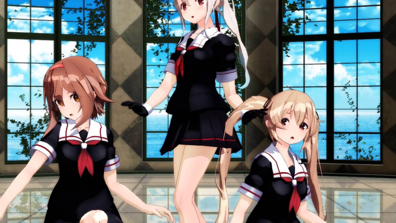 【MMD艦これ】白露・村雨・春雨で「Masked bitcH」ぽんぷ長式