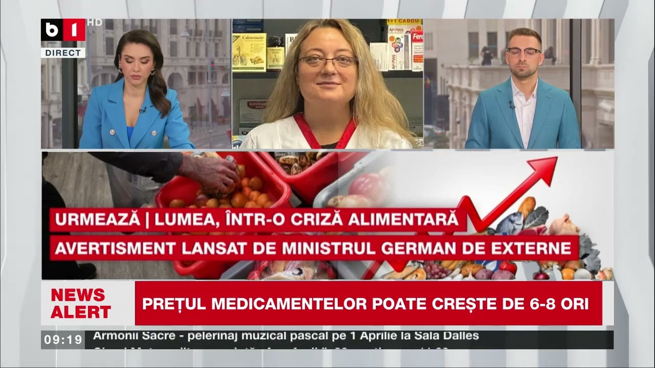ALERTĂ PE PIAȚA MEDICAMENTELOR  MAGDALENA VIHOCENCU, FARMACIST, CU DETALII_Știri B1TV_20 mar. 2026