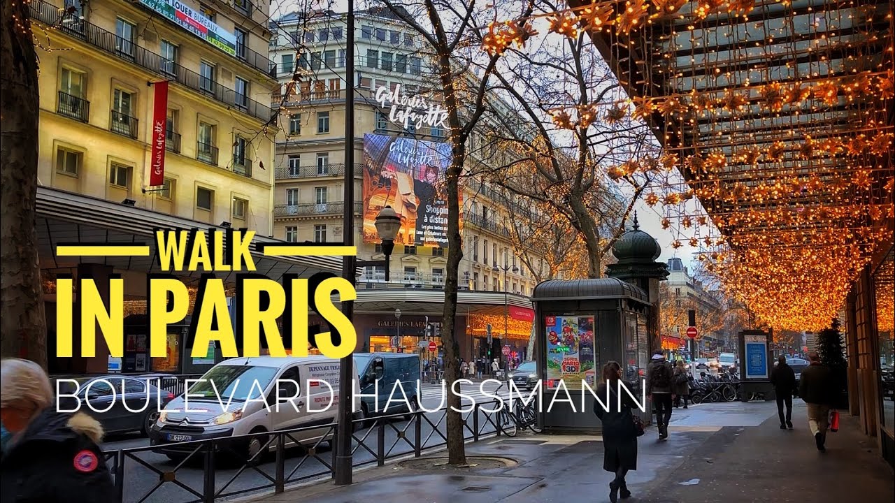 🇫🇷 WALK IN PARIS ( BOULEVARD HAUSSMANN) 07/01/2021 PARIS 4K