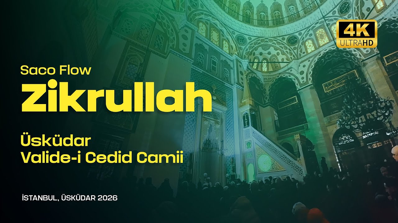 Üsküdar Valide-i Cedid Camii | Pazar Sabah Namazı Sonrası Zikir (Kesintisiz • Gerçek Atmosfer)