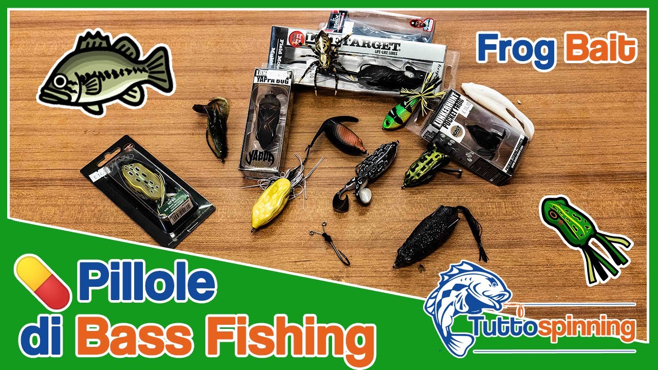 Le RANE per la pesca al BLACK BASS 💊 Pillole di Bass Fishing