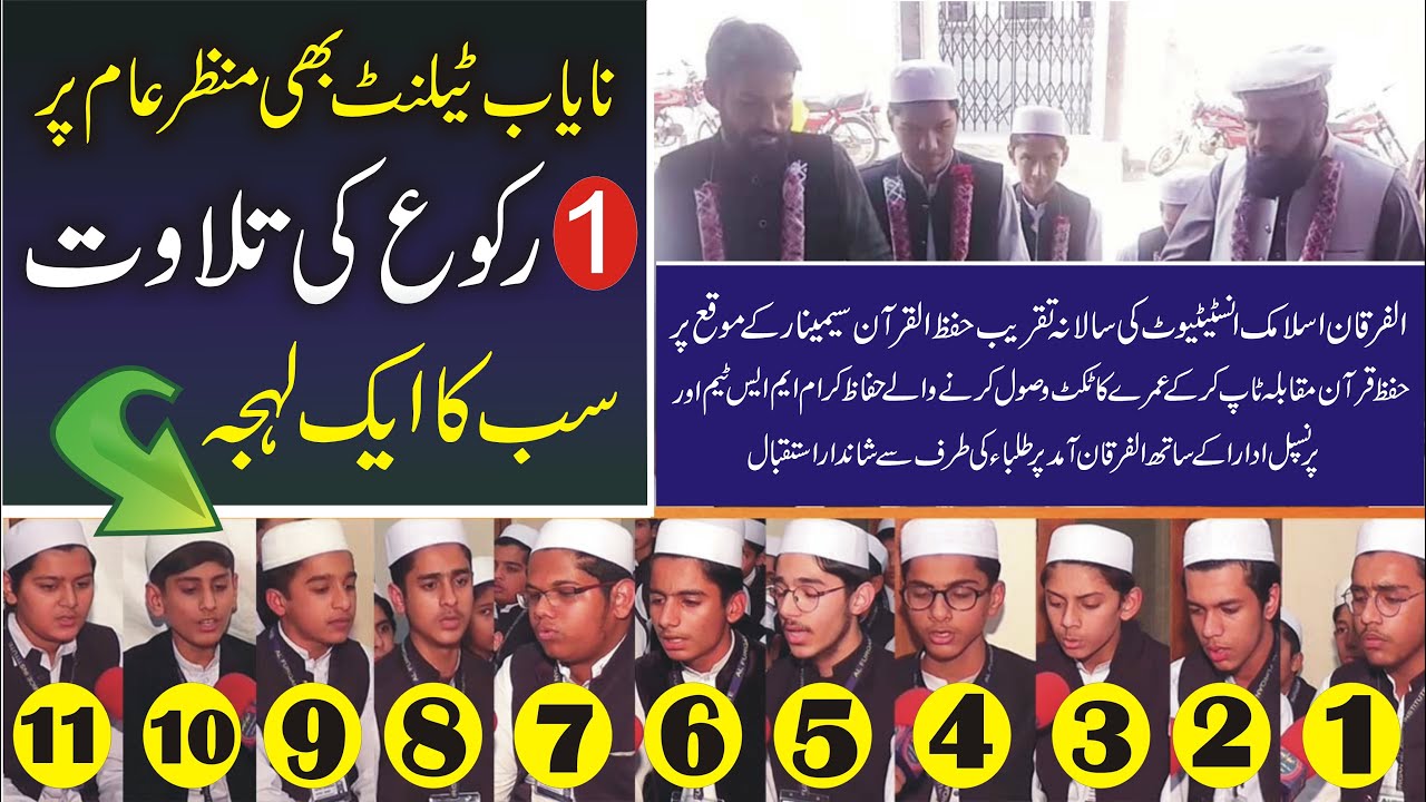 Nayab Talent, Tilawat e Quran, Sab Talib e ilamon ka 1 Lehja Al Furqan islamic Fsd, Ms Team Istaqbal
