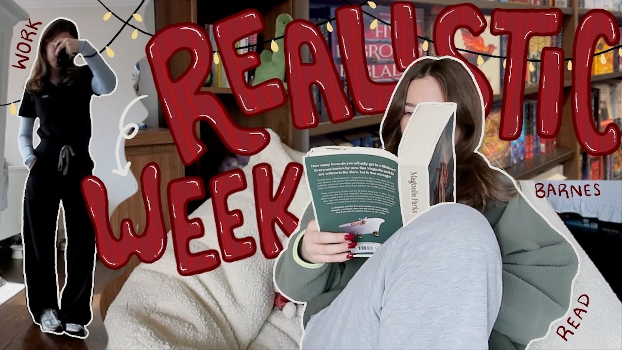 what i realistically read in a week *while working* 🧠🏥📖 | bookmas day 5