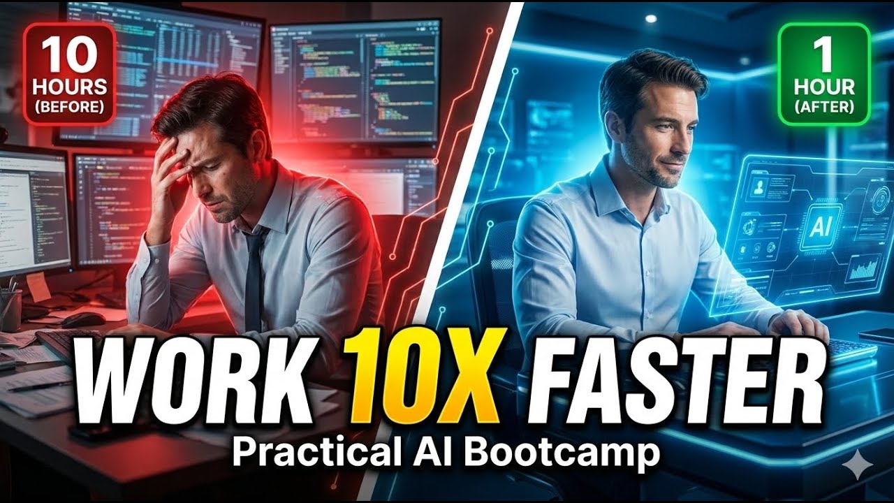 I Replaced My 40-Hour Week with AI (The Practical Bootcamp)