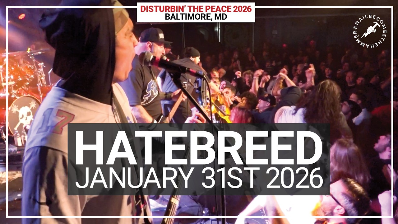 HATEBREED @ Disturbin’ The Peace 2026 (Baltimore, MD) - January 31st 2026 *FULL SET*