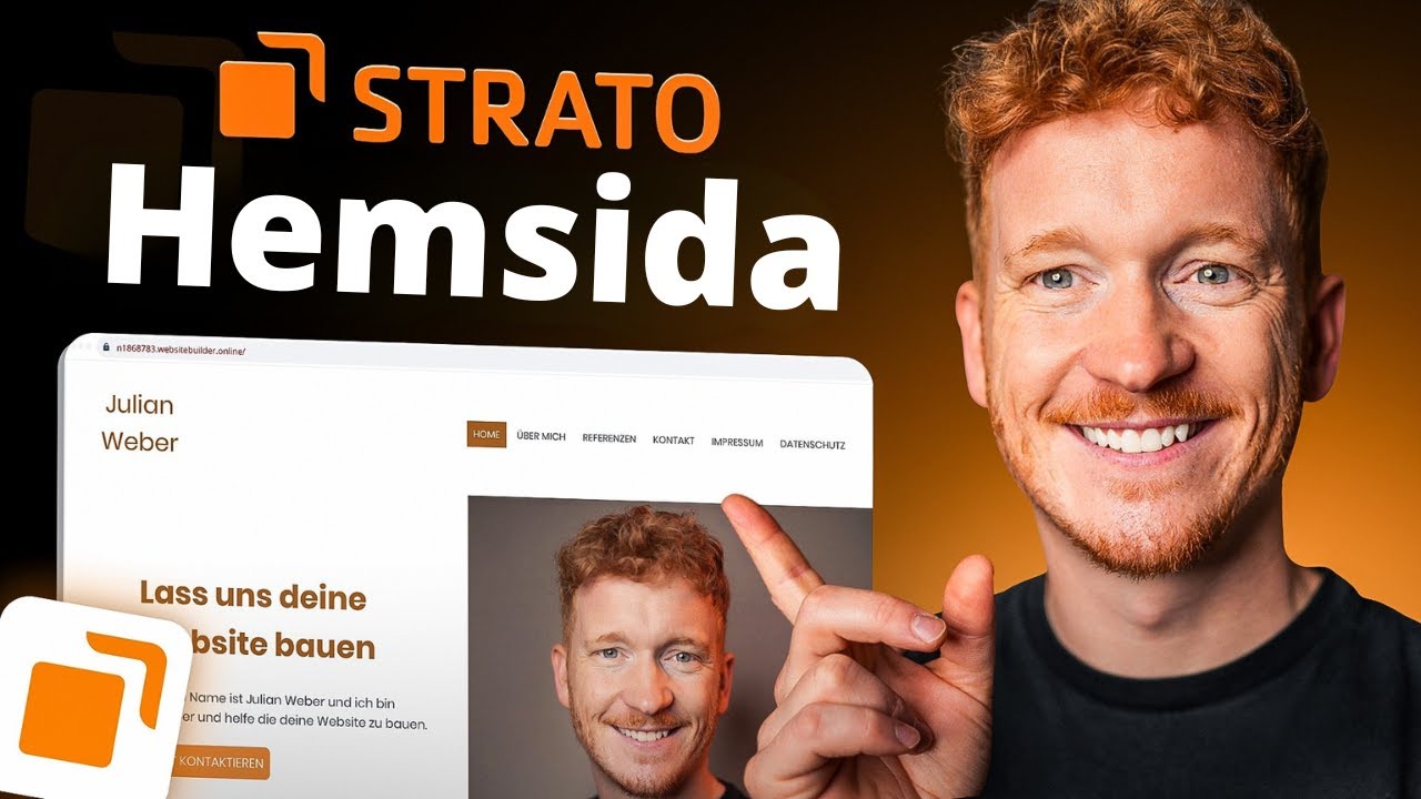 Skapa en hemsida med Strato – Tutorial på svenska (2026)