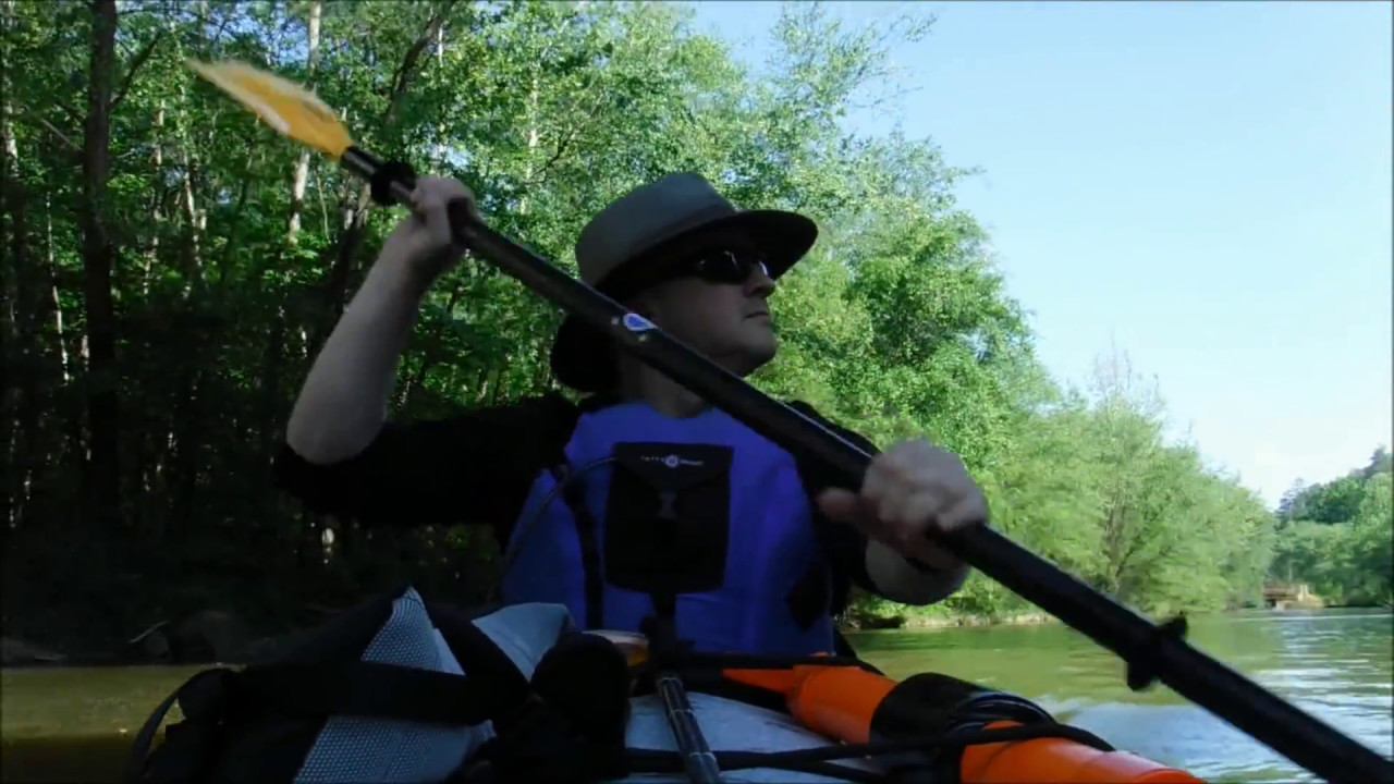 Kayaking Lake Allatoona Waterfall
