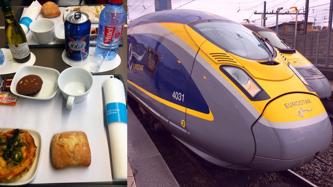 Berlin - London by High-Speed Train in First Class (Eurostar)