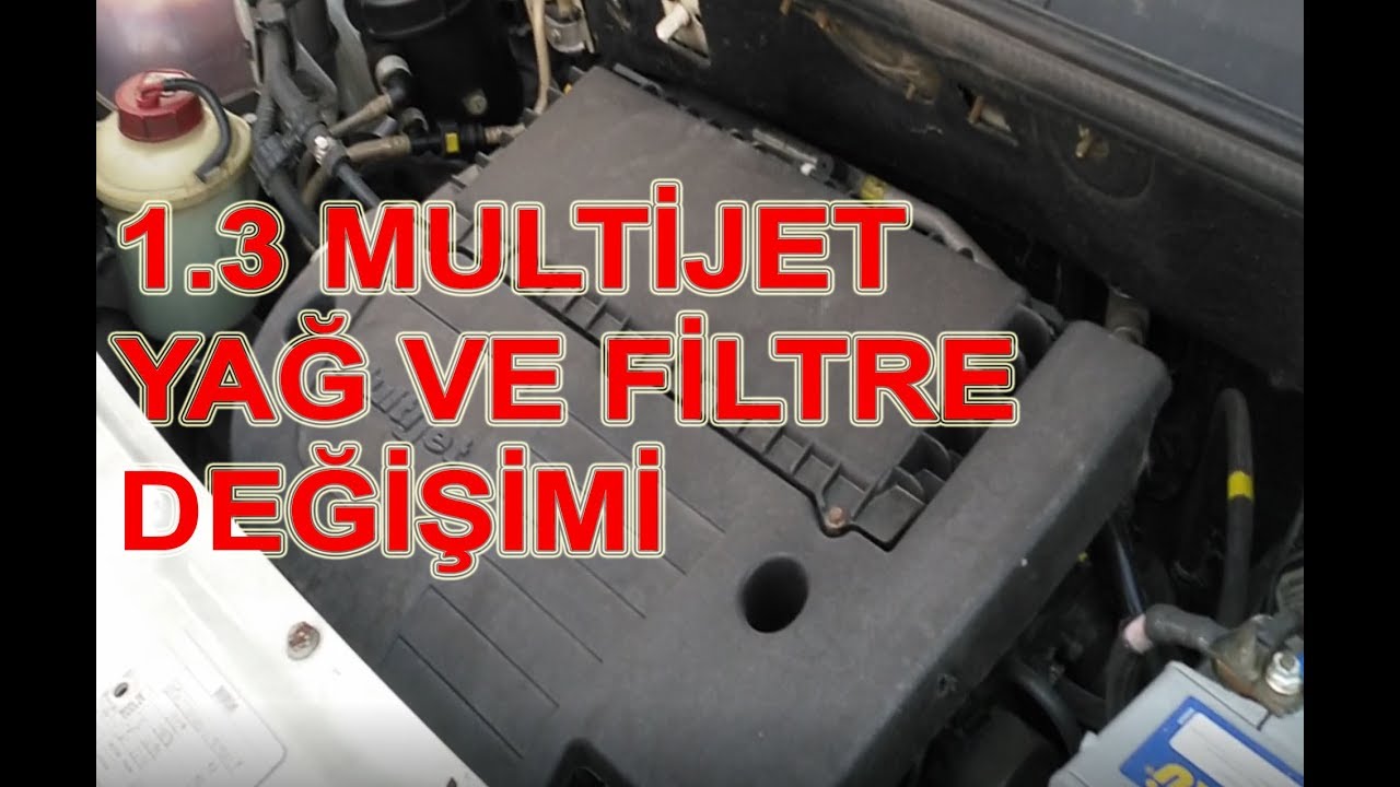 Fiat Doblo 1.3 Multijet Motor Yağ ve Filtre Değişimi