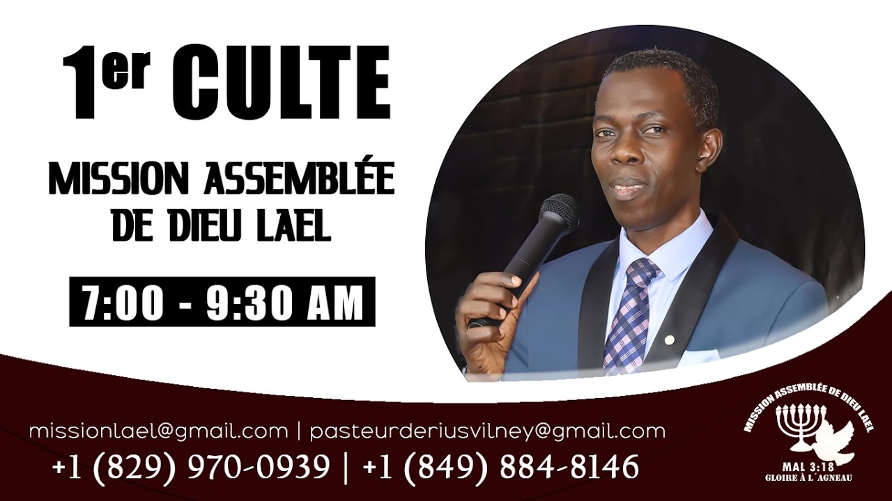 PREMIER CULTE D'ADORATION | PASTEUR DÉRIUS | M.A.D.L | 01/ 02 /26
