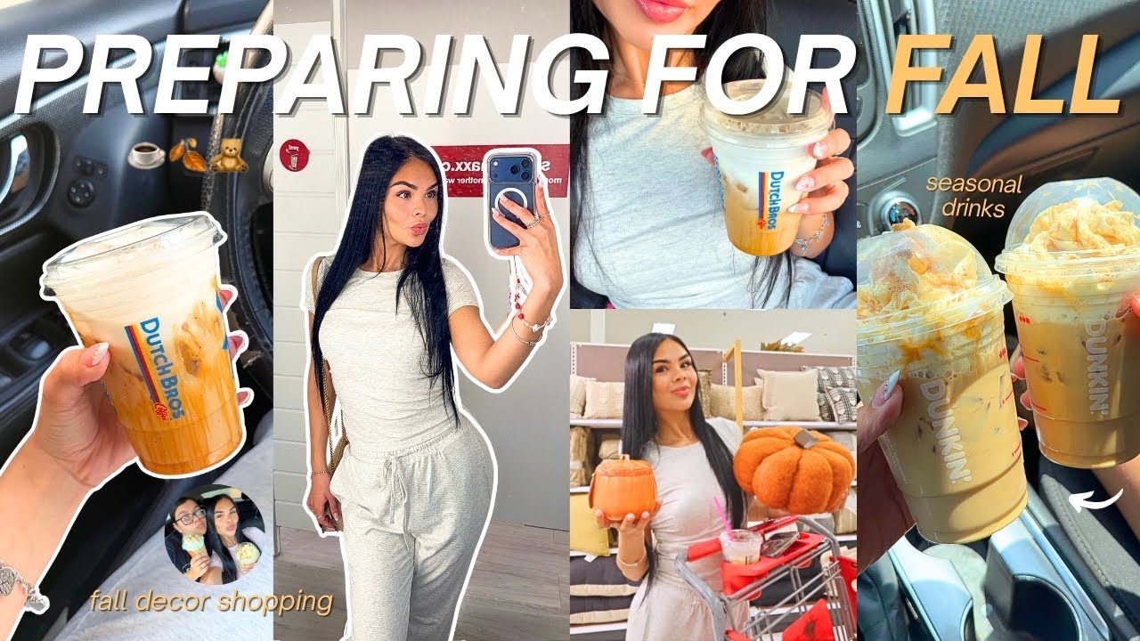 PREPARING FOR FALL 2026 🍂 fall decor shopping, seasonal drinks, huge haul & cozy fall days!