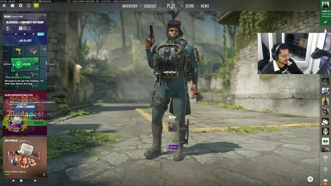 🔴CS2😭💪 | 12,000h CS2 | 779 Stream