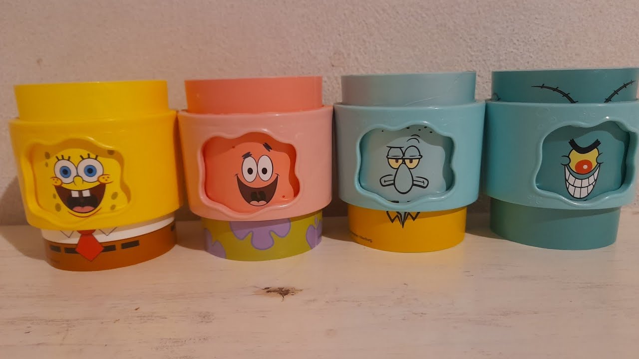 COLECCION COMPLETA DE BOB ESPONJA BURGER KING (del 2023)