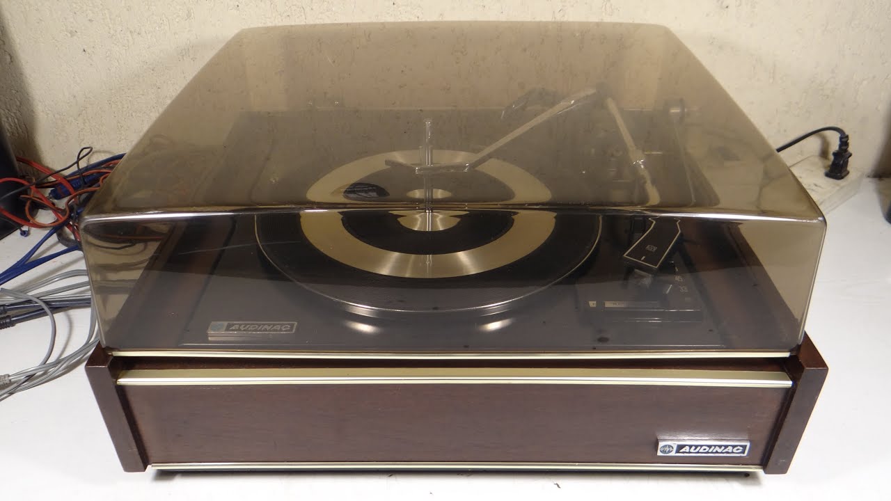 COMO FUNCIONA UNA BANDEJA GIRADISCOS TORNAMESA TURNTABLE GALILEO AUDINAC ARGENTINA 1970S TUTORIAL