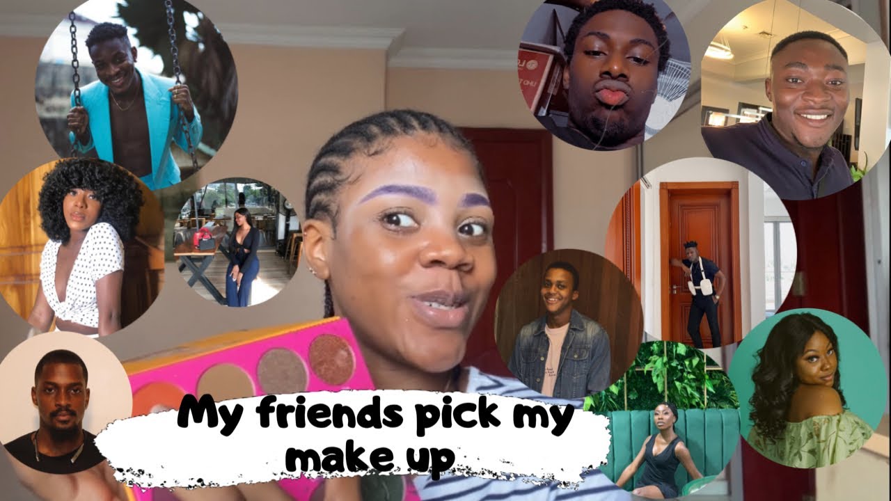Purple Brows?! My Friends pick my make up🥴